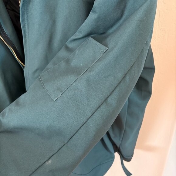 Vintage Green Workwear Jacket with Lining - Picture 5 of 6